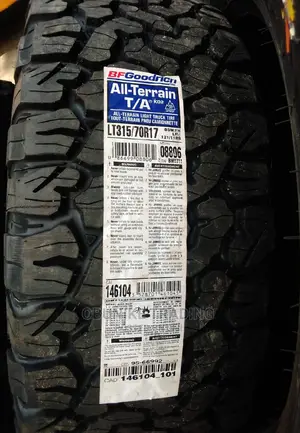 315/70r17 Bfgoodrich Tyre