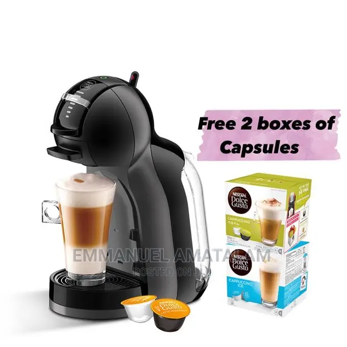 Dolce Gusto Coffee Machine With Free Capsules 2 Boxes