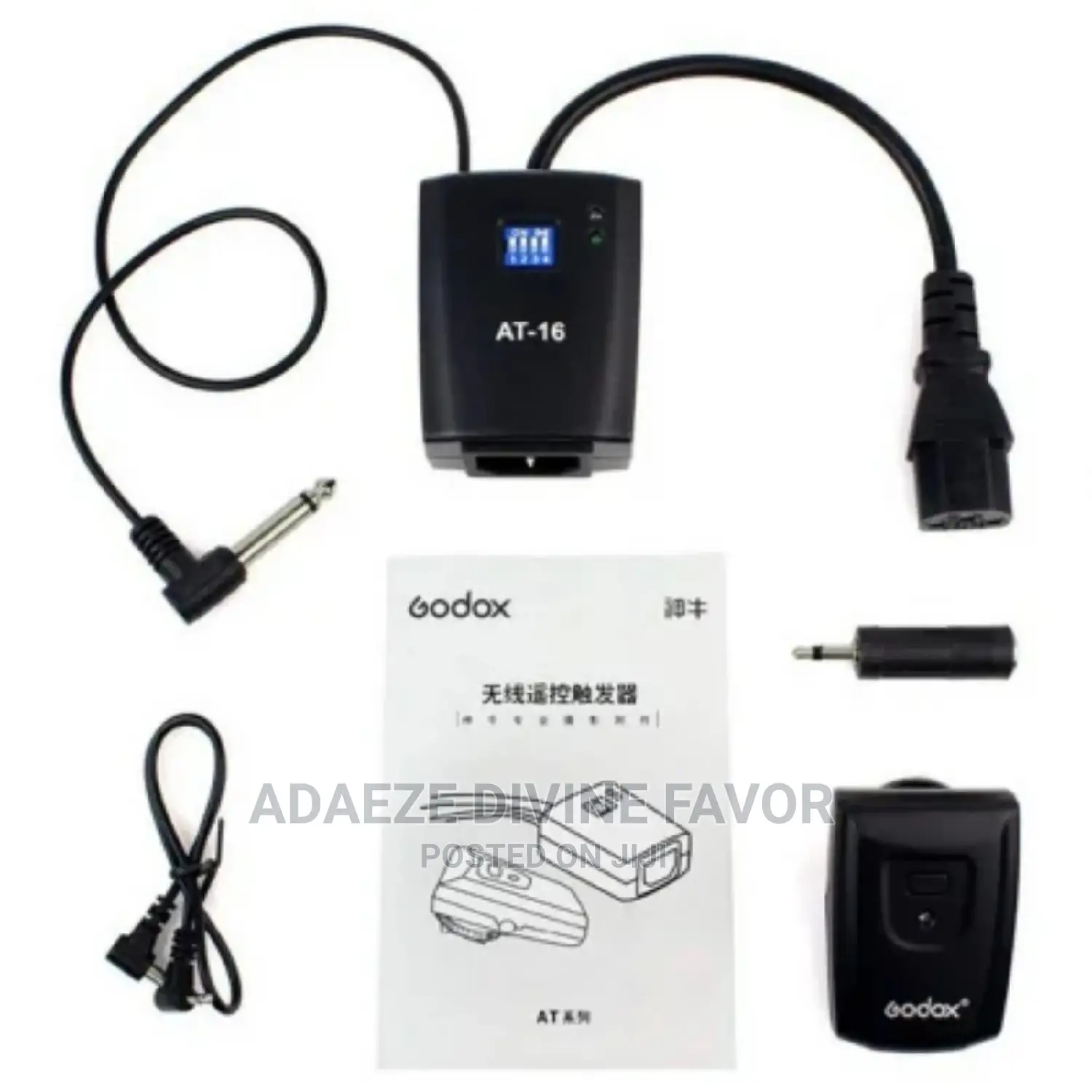 Godox AT-16 Wireless Studio Flash Trigger Transmitter