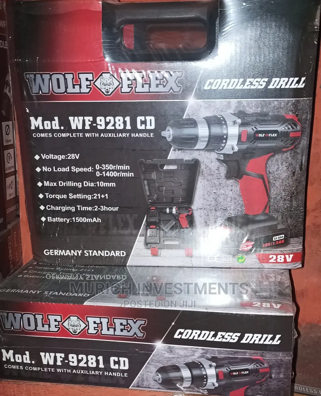 Wolfflex Cordless Drill 28V