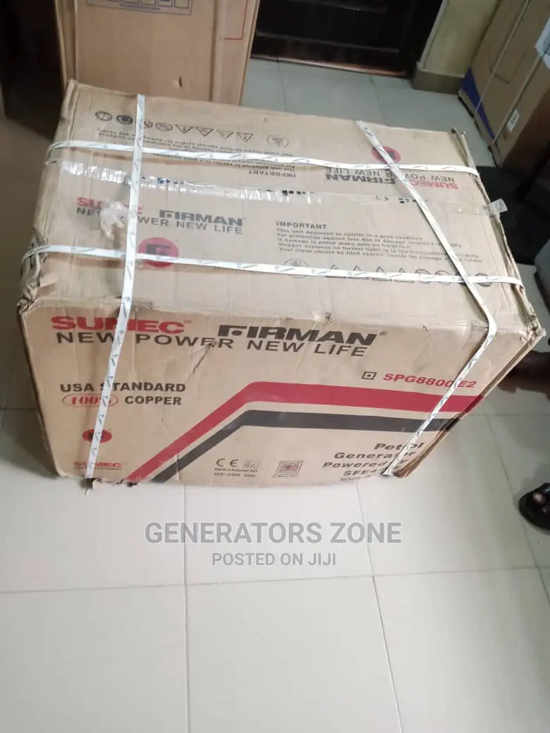 Sumec Firman Generator With Tyre,Spg8800e2 Automatic 8.5kva