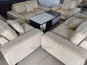 Modern 7 Seater Foreign Leather Sofa Set.