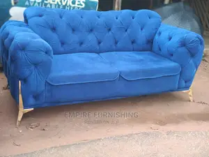Blue Sofas Set