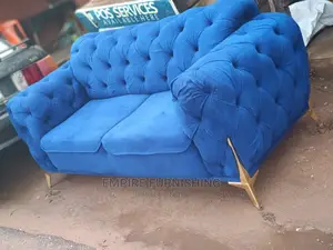 Blue Sofas Set