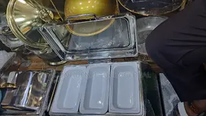 Sliver Chaffing Dish With Ceremic Insert
