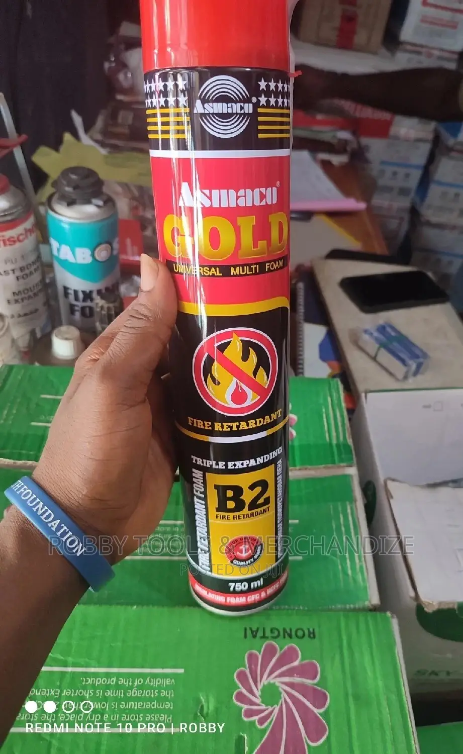Asmaco Gold Fire Retardant B2 750ml