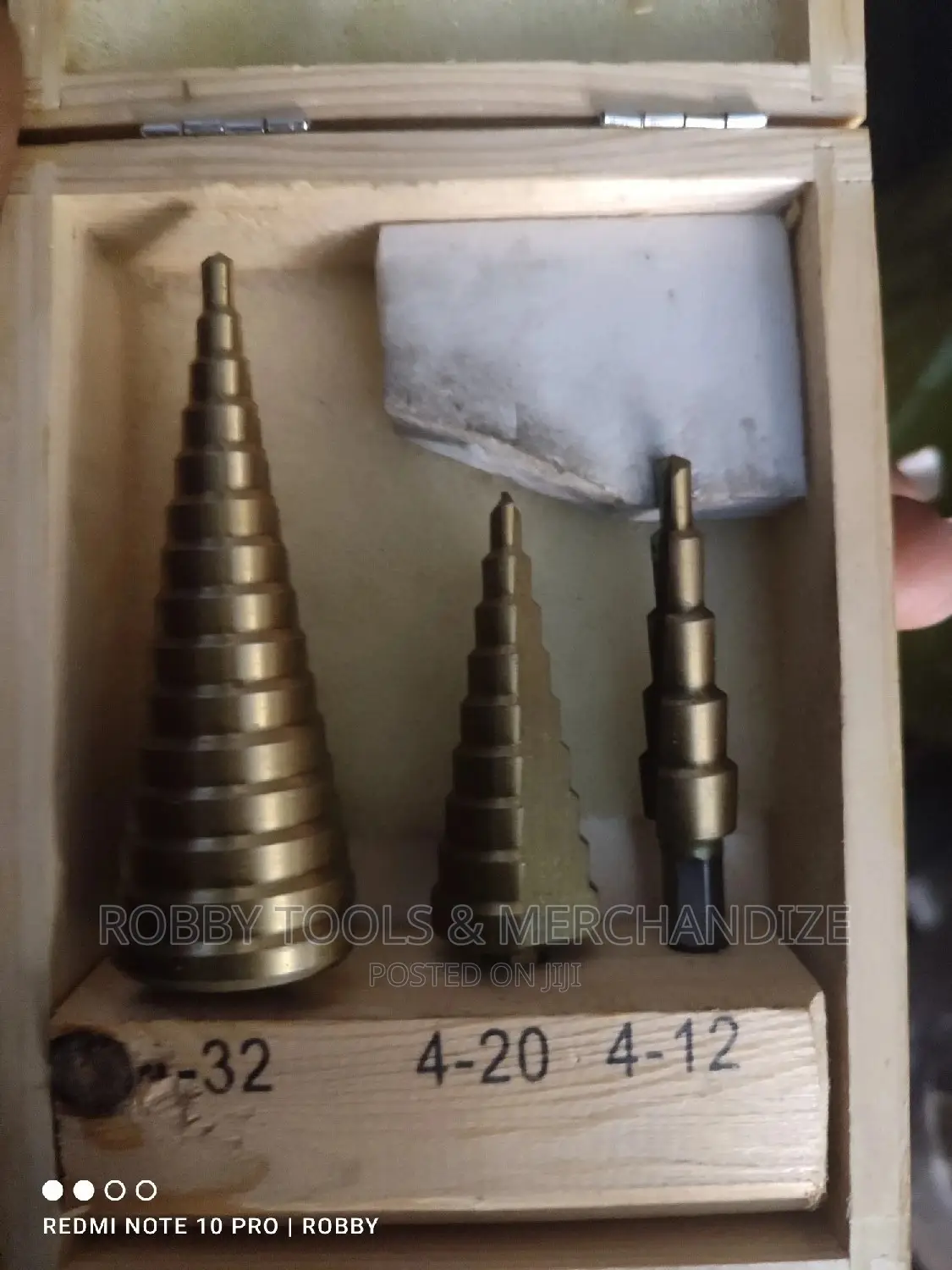 Step Drill Bits 4-32, 4-20, 4-12