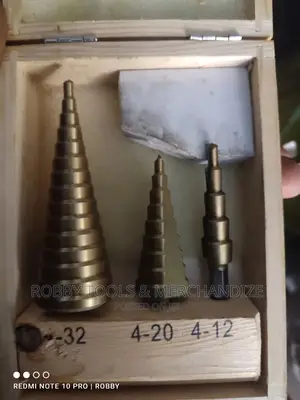 Step Drill Bits 4-32, 4-20, 4-12