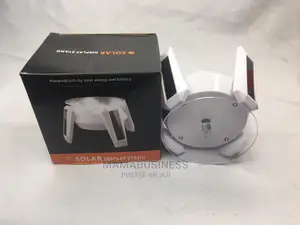 Solar Powered Rotating Turntable Display Stand