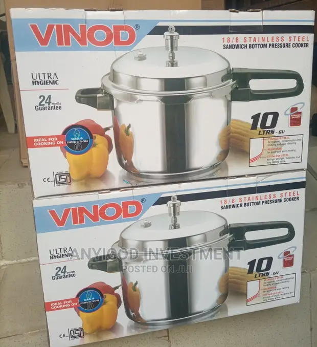 Vinod 10l Pressure Cooker Vinod Stainless Steel Pressure Cooker