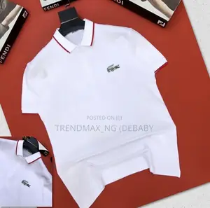 Photo - Lacoste Mens White Polo Top