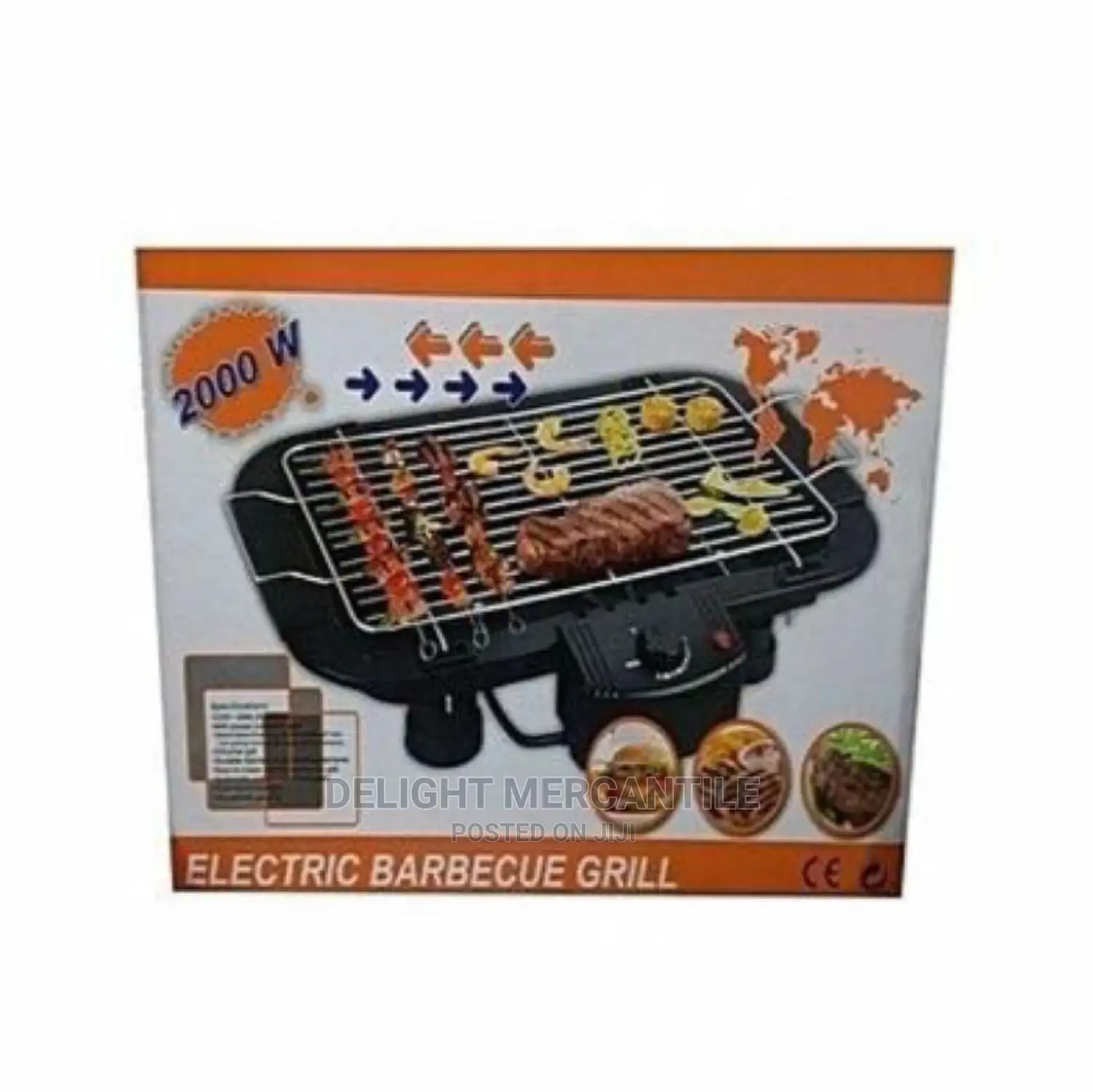Foldable Electric Barbeque BBQ Grill