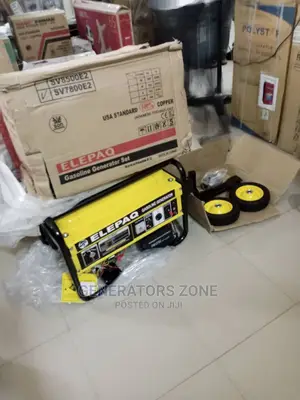 Automatic Elepaq Generator Rated 5kva Sv7800e2 With Tyres