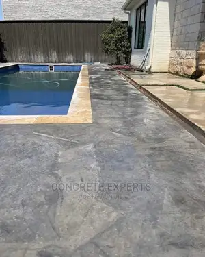 Pretty Concrete Stamped Floors
