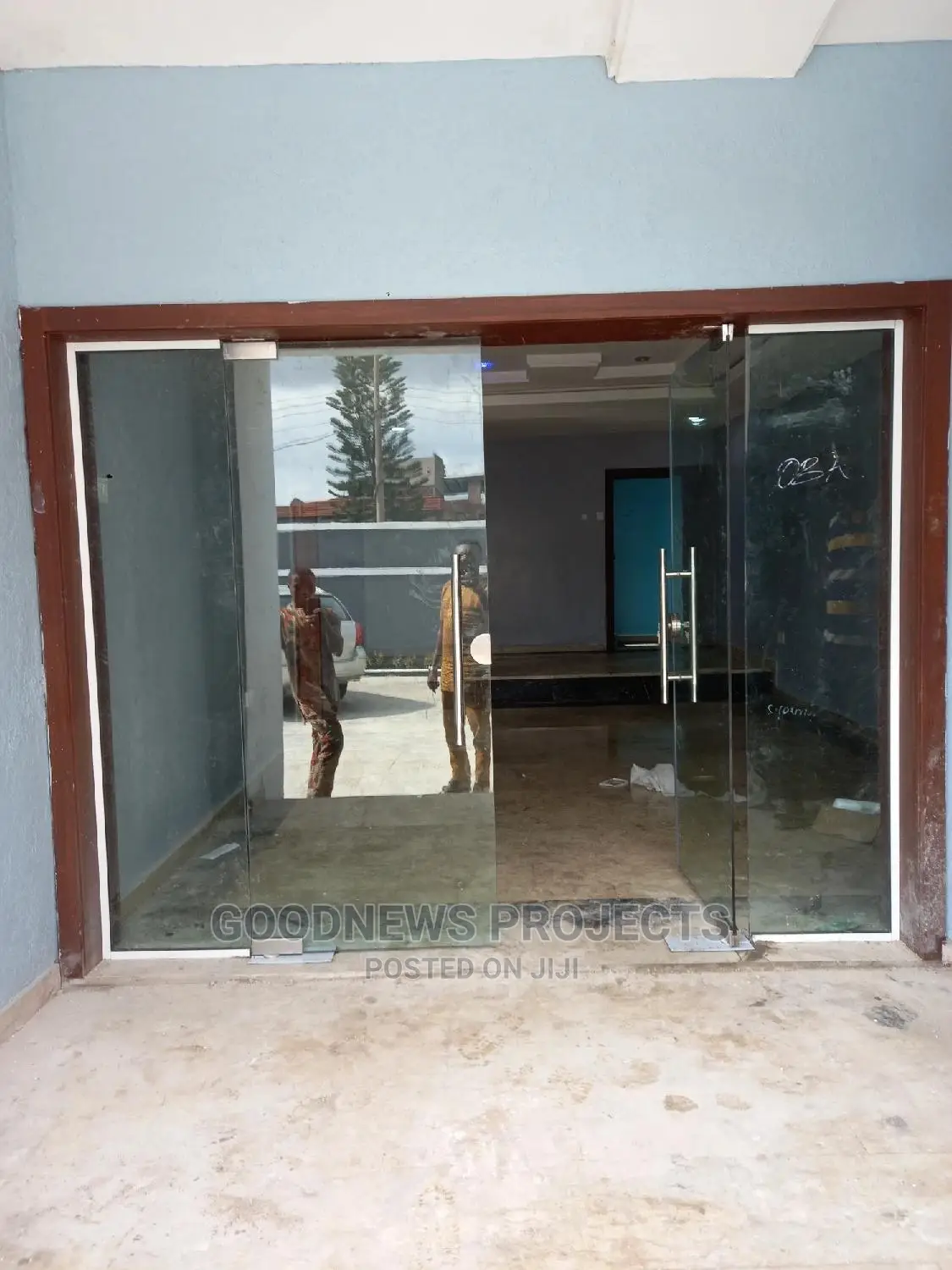 Reception Glass Door