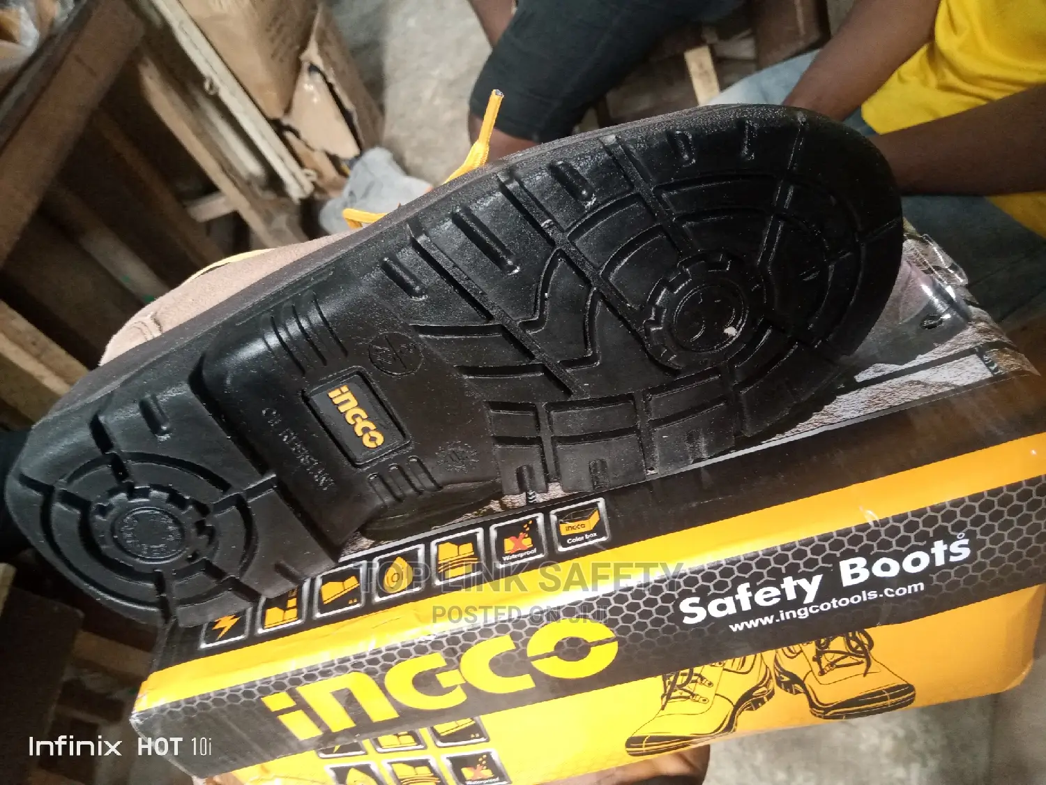 Ingco Safety Boot Still Toe