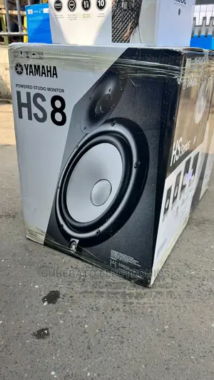 Yamaha Hs8 Studio Monitor Speaker Black