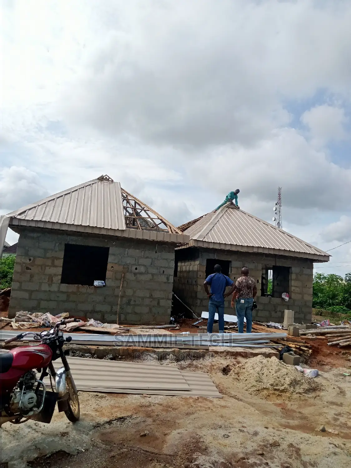 Step Tiles Roof