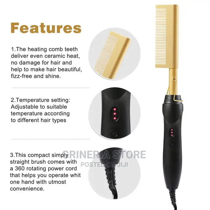 Frizz Free High Heat Hot Comb