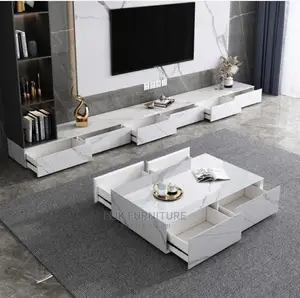 Classic Tv Console With Center Table