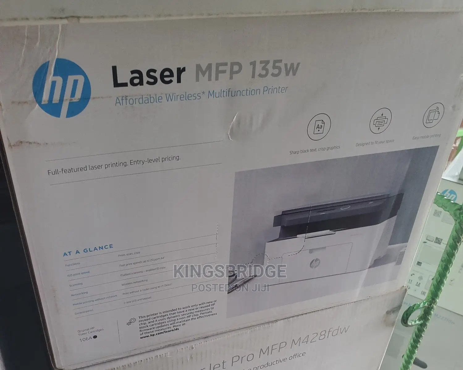 Hp Laser MFP 135w Printer