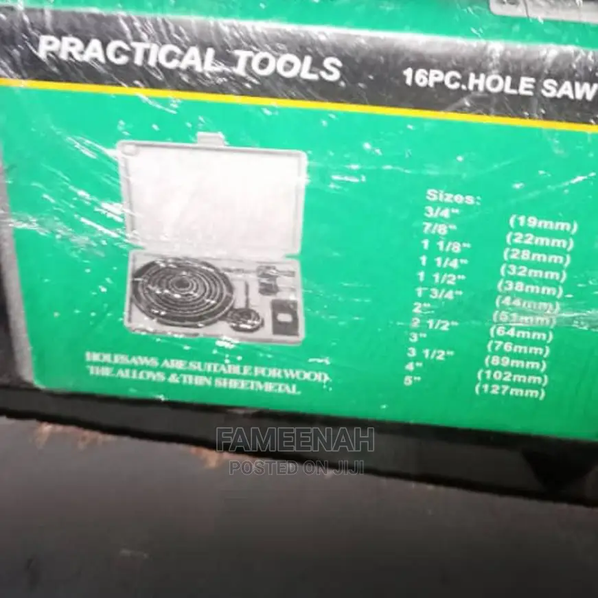 16pcs Set of Holesaw