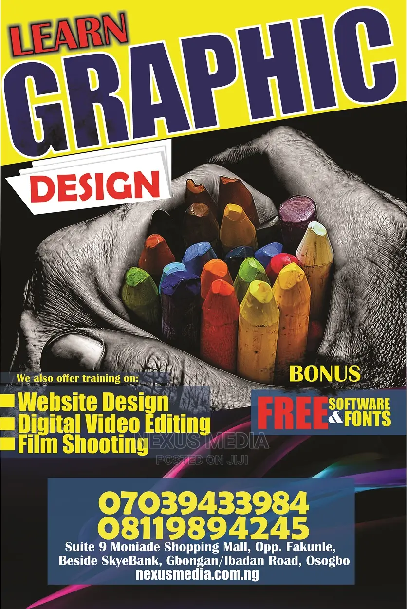 Photography, Cinematography Graphic Design Training