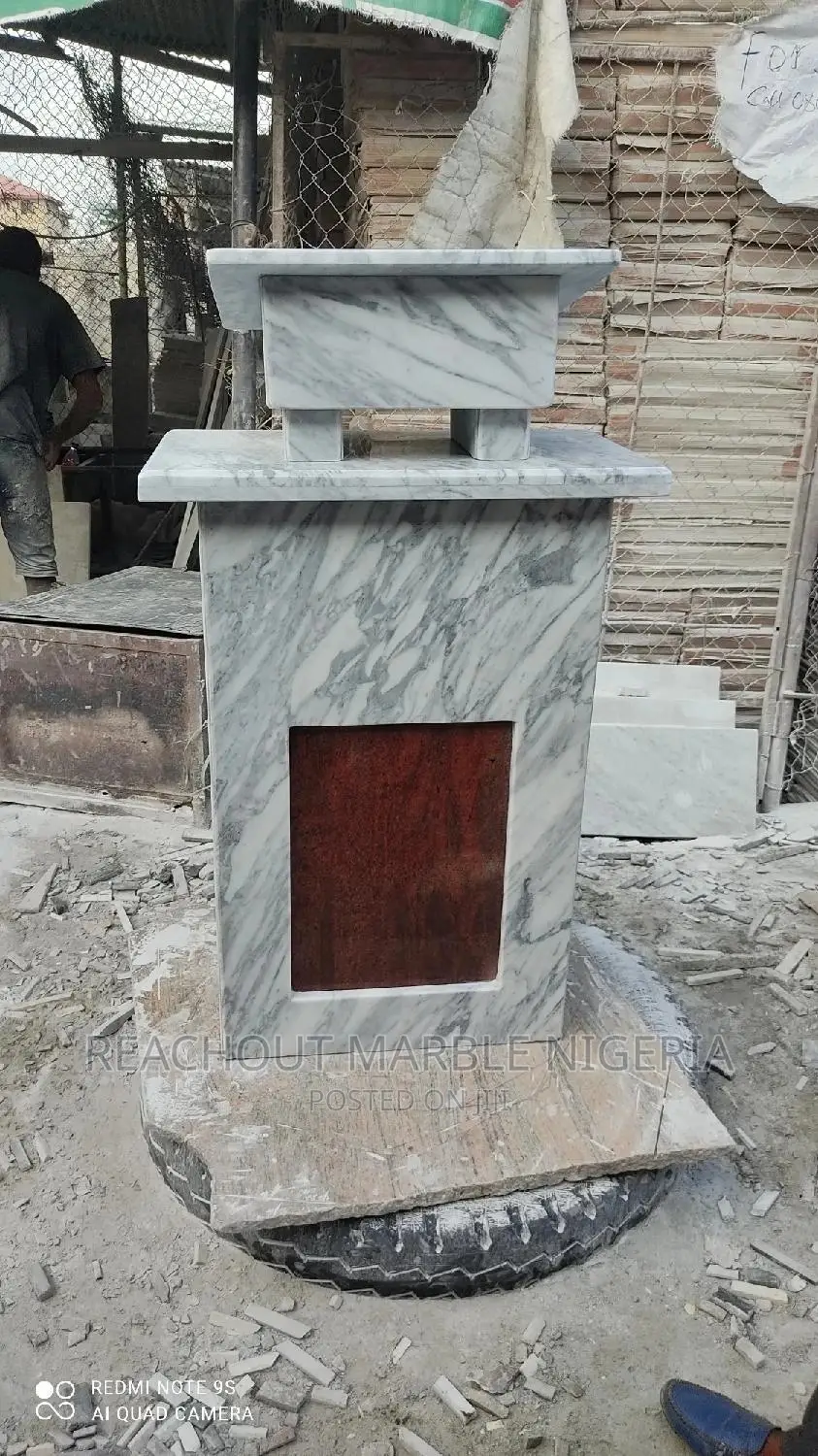 Lectern and Pulpit Fabrication With Marble