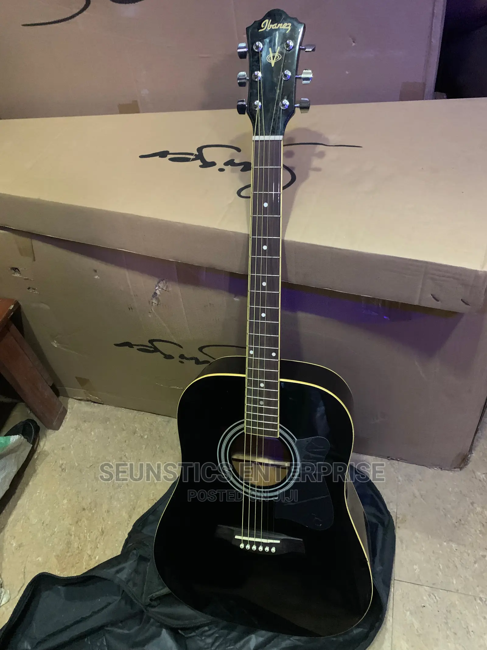 Quality Black Ibanez Guitar