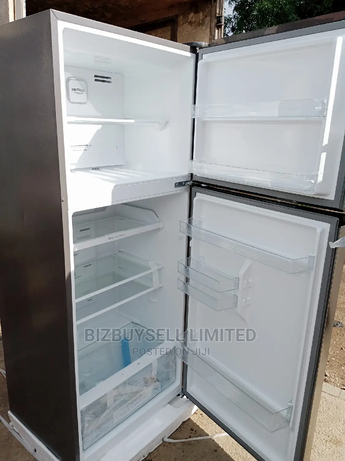 375l Double Doors Hisense Refrigerator.