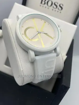 Unisex Rubber Strape Wristswatch