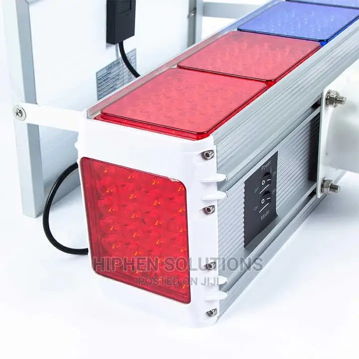 High Visibility Solar LED Strobe Flashlight