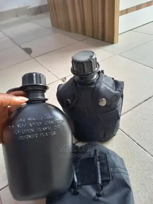 Black Security Water Bottle