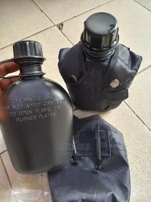 Black Security Water Bottle