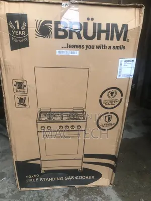 Bruhm Gas Cooker. Four Burner