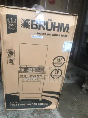 4 Burner Bruhm Standing Gas Cooker