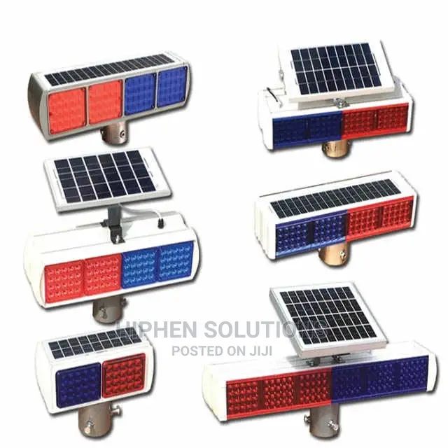 Long Lasting Safety Solar Traffic Strobe Flashlight