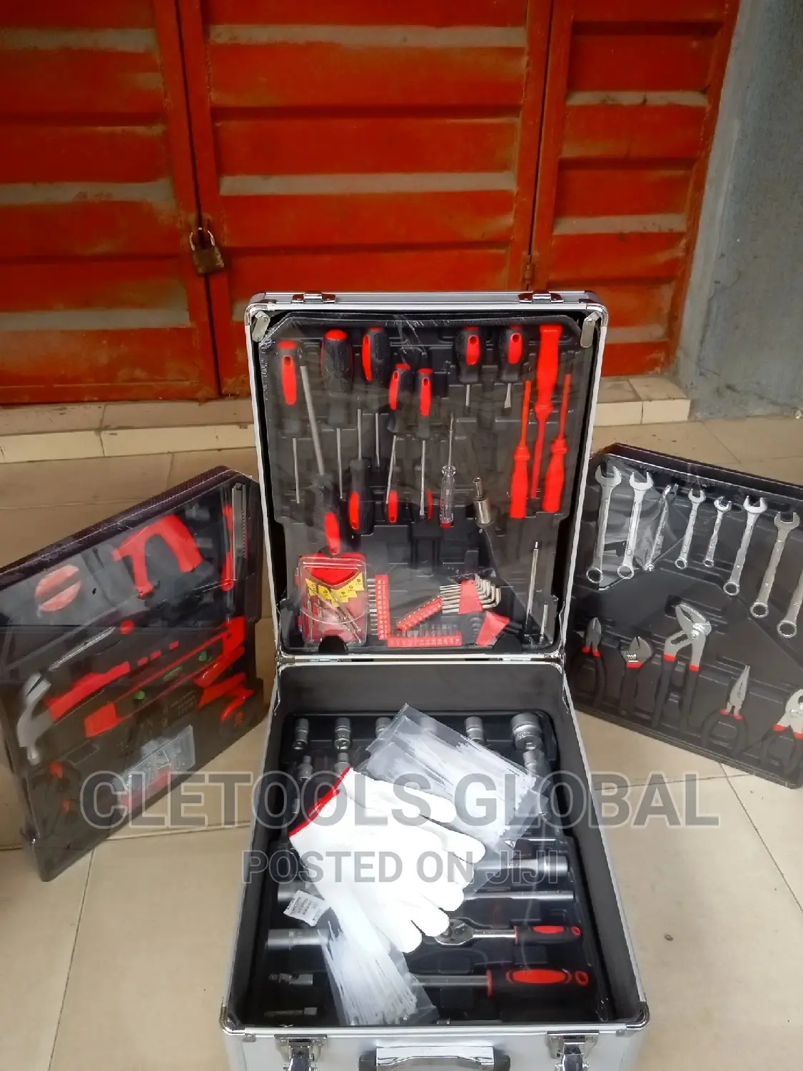 Set of Electrical Mechanical Tools Box 186pic