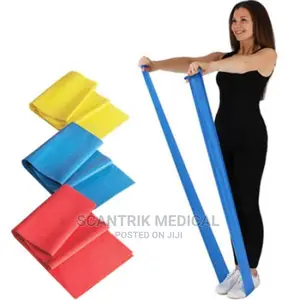 Rubber Stretch Resistance Band Exercise Fitness Band Belt
