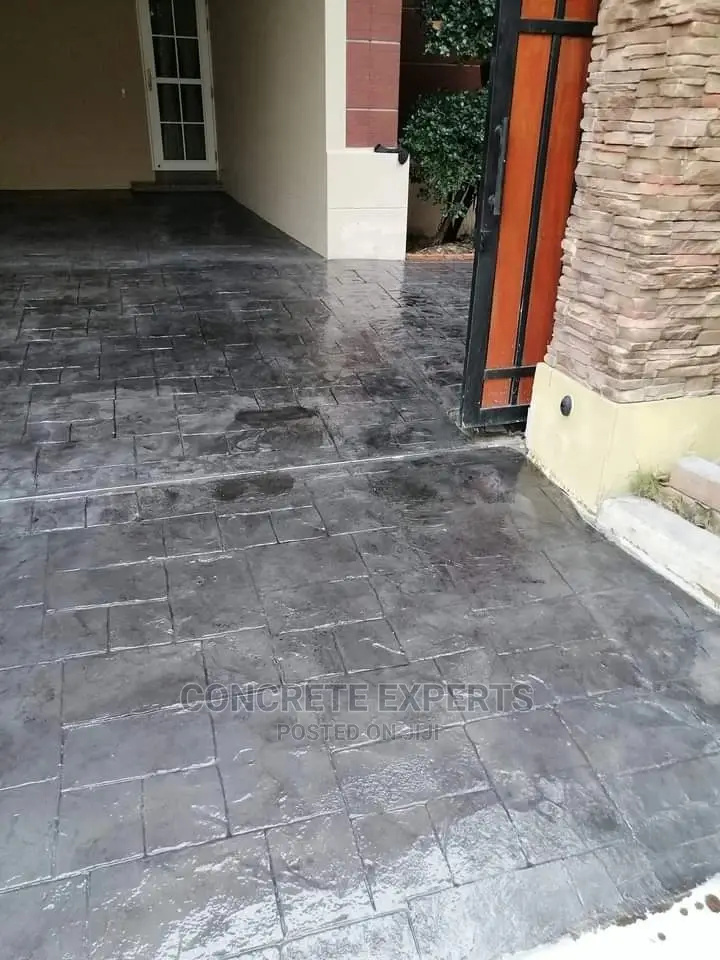 Proof Concrete Stamped Floor