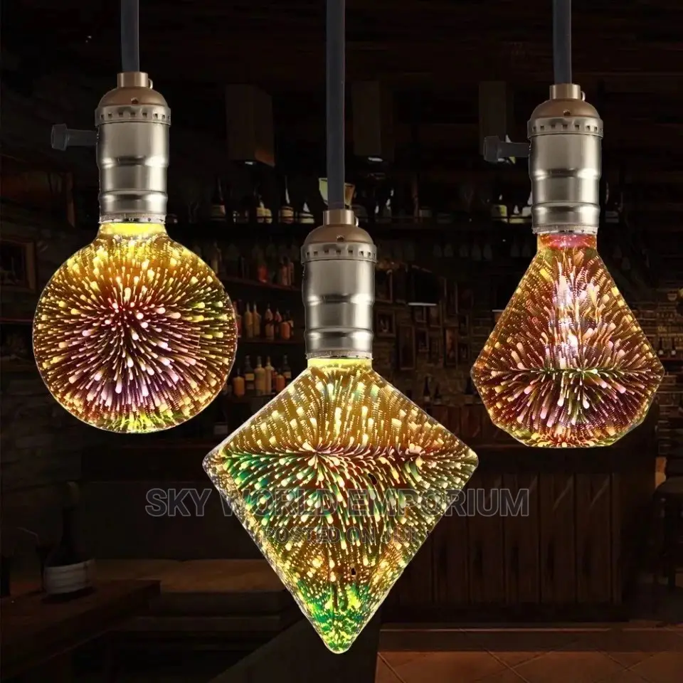 3d Edison Bulb