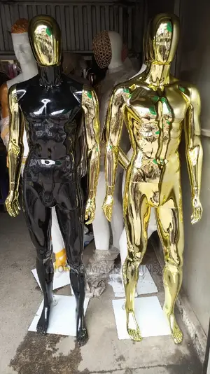 High Quality Faceless Male Chrome Luxury MANNEQUINS