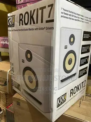 KRK ROKIT7 Studio Monitor (White)