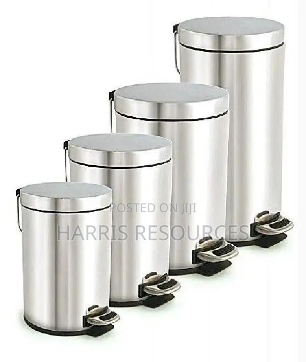 Stainless Pedal Foot Dust Bin