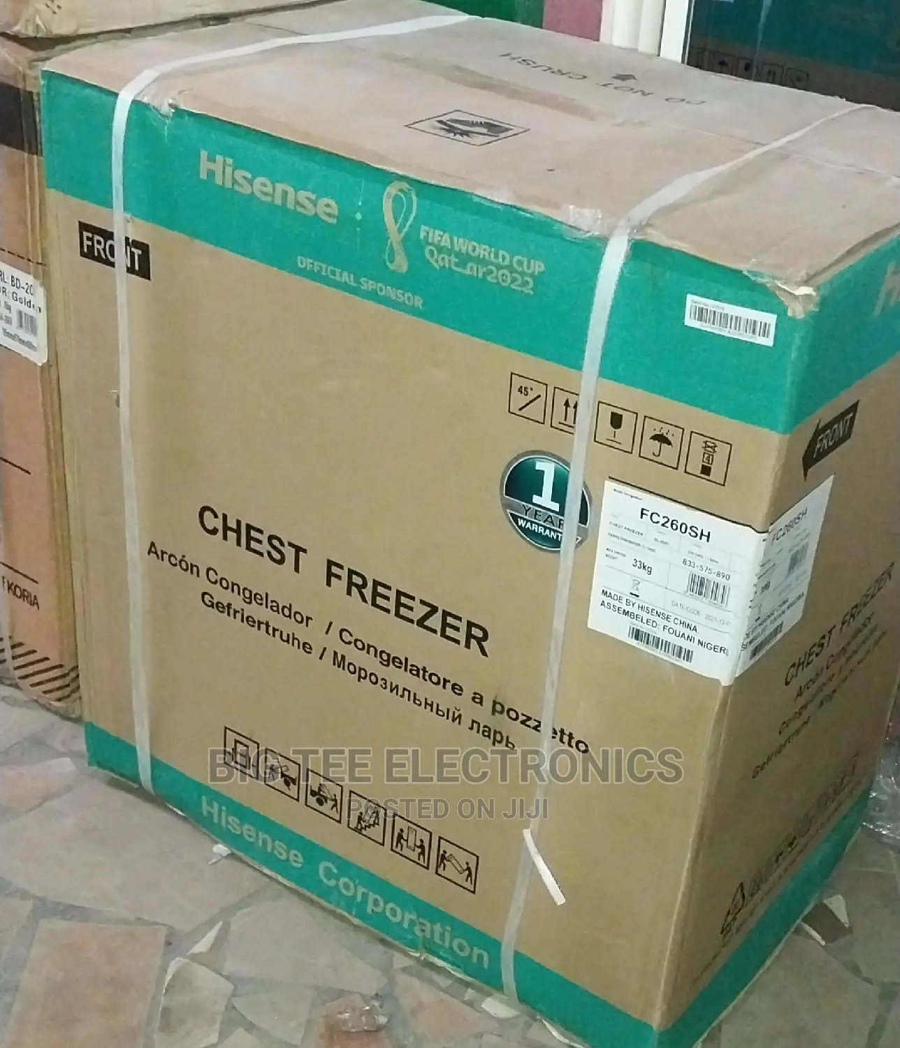 Hisense Chest Freezer Model 260
