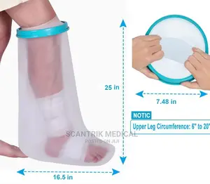 Orthopedic Shower Plaster Reusable Ankle Cast Cover for Foot