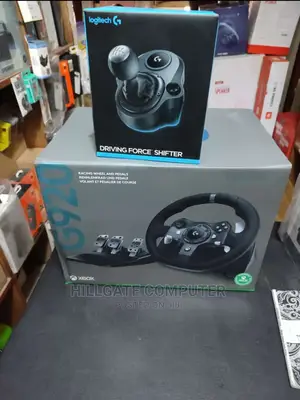 Logitech G920 Driving Wheel and the Shifter for XBOX