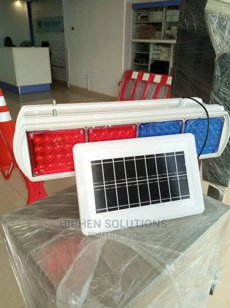 Wireless Solar Warning Strobe Flashlight