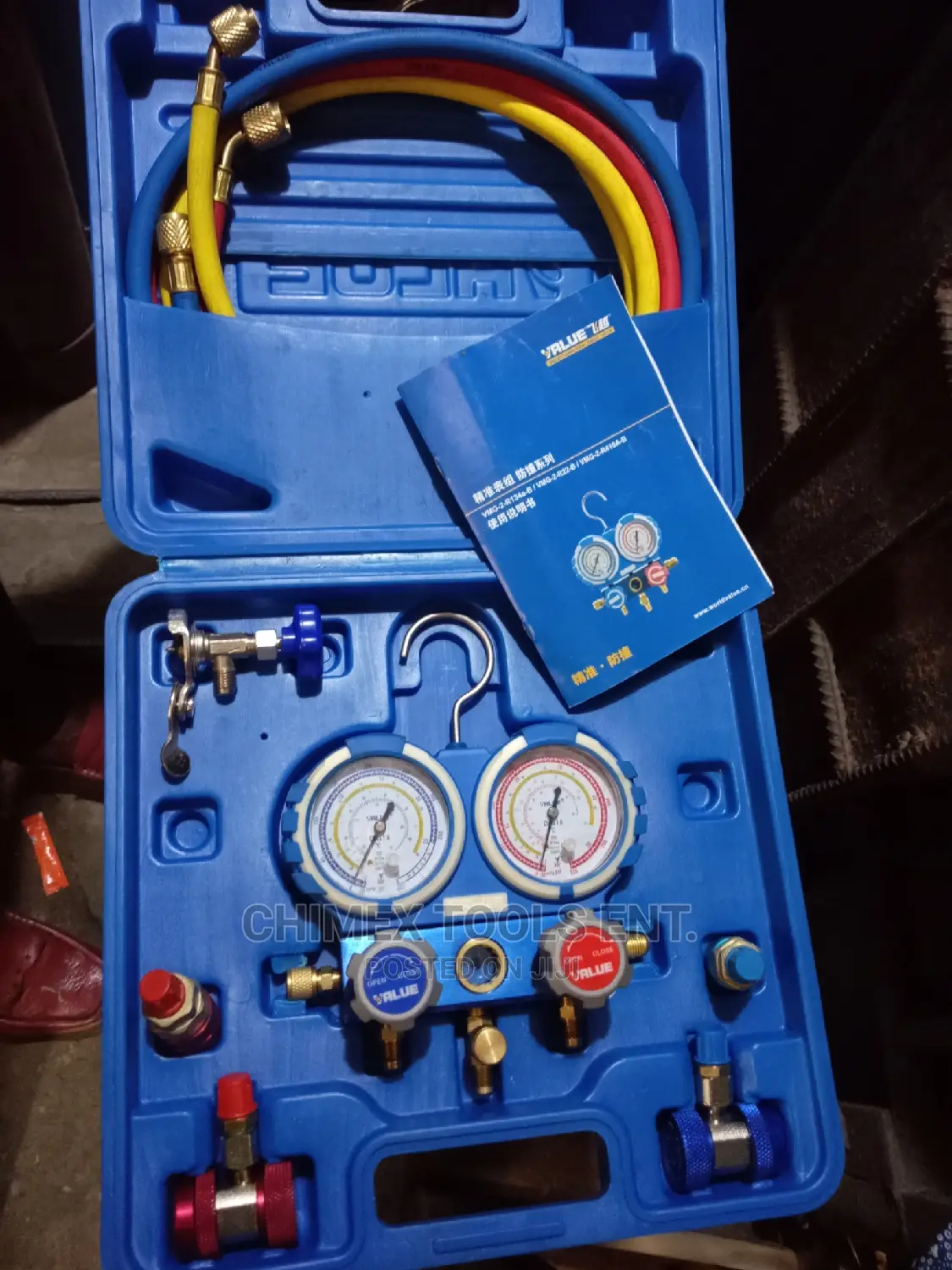 A C Manifold Gauge Complete Kit