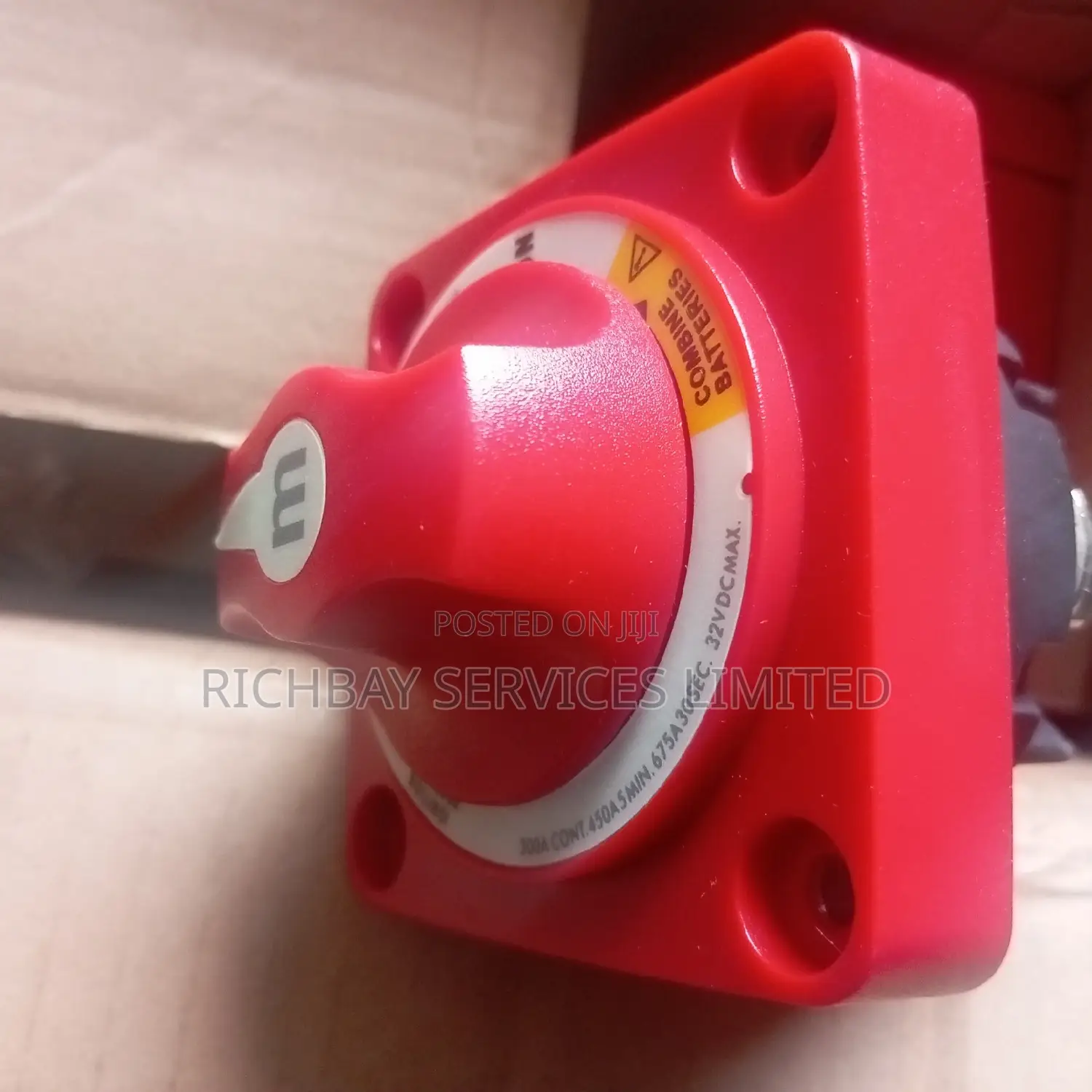 3 Pole and 4 Pole Heavy Duty Battery Cutoff Switch